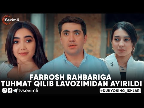 FARROSH RAHBARIGA TUHMAT QILIB LAVOZIMIDAN AYIRILDI