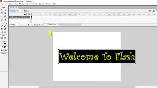 Flash Animation using Mask Layer & Text Animation
