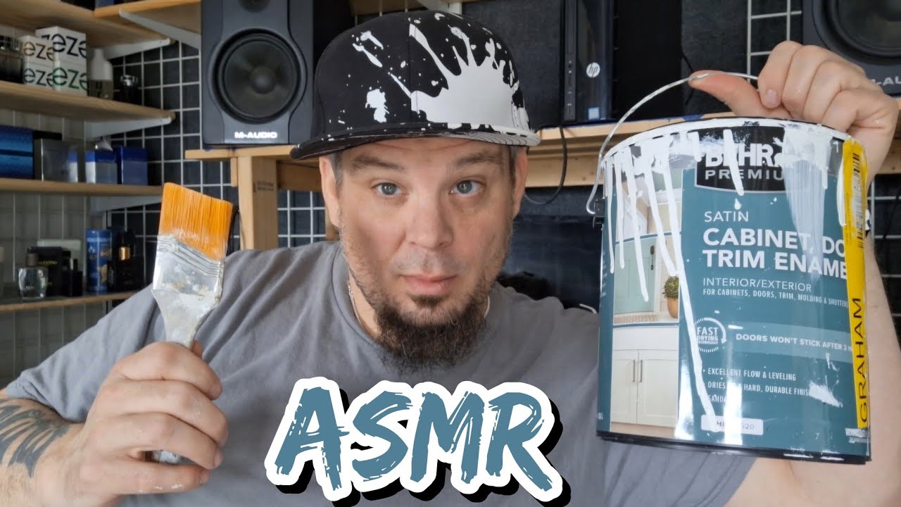 ASMR Painting Gridwall and Whispering