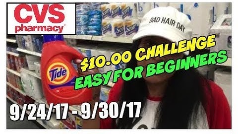 CVS $10.00 CHALLENGE 9/24/17 | Beginner/Newbie Friendly