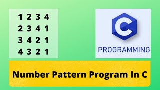 number pattern program in c| number pattern program in c language| number pattern programs| java