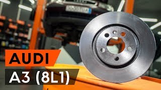 Как да сменим переден спирачни дискове на AUDI A3 1 (8L1) [ИНСТРУКЦИЯ AUTODOC]