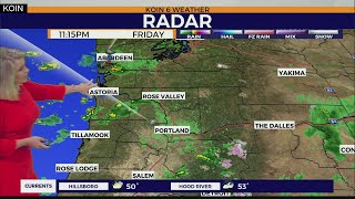 Information WEATHER FORECAST: Rain, t-storms, mountain snow this weekend News