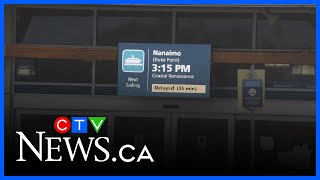 Strong winds lead to ferry cancellations