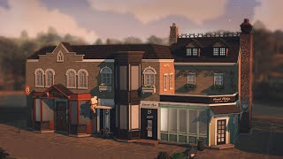 Cobbletop Street Shops & Café  | Parte 1 | Speed Build | Los Sims 4
