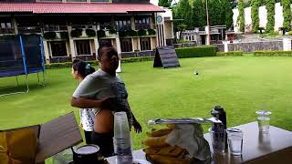 Makan bersama di villa!!!