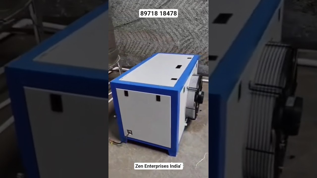 💧 Stainless Steel 2000 LPH RO Plant with Chiller | Industrial RO System | Zen Enterprises India.