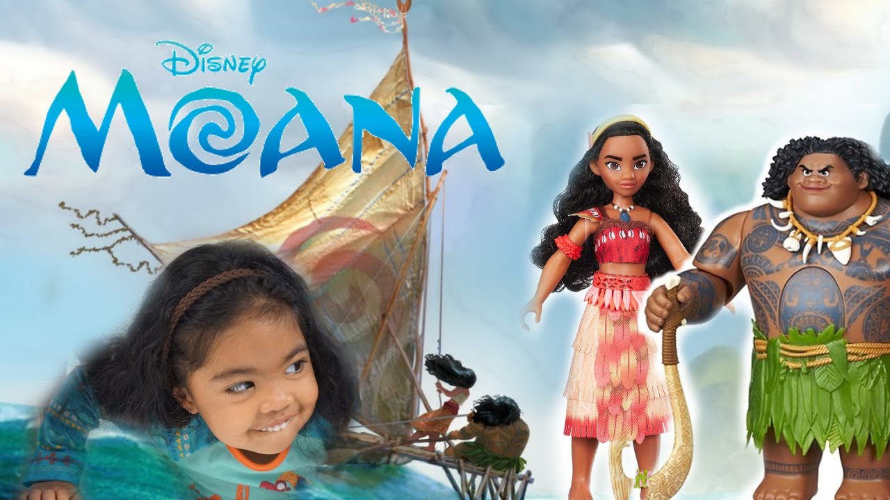 MOANA Disney Surprise Moana and Maui Canoe Assistant Surpise Toy