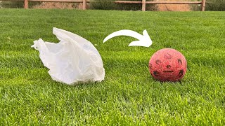 I Made a Soccer Ball Out Of Plastic Bags