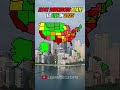 Most dangerous state to live in 2025 #geography #mapping #map