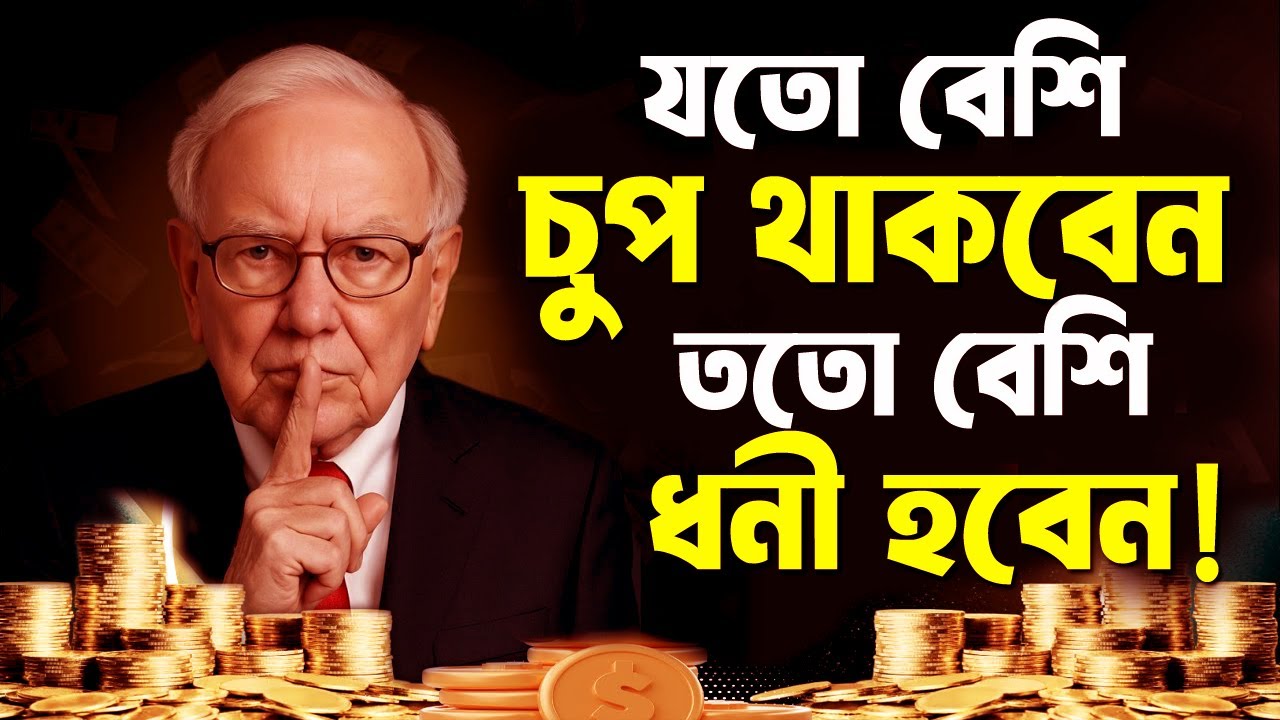 যতো বেশি চুপ থাকবেন তত বেশি সফল হবেন ! How to Get Rich ! Warren Buffett ...