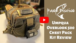 UMPQUA OVERLOOK 500 CHEST PACK KIT REVIEW - What's in my steelhead