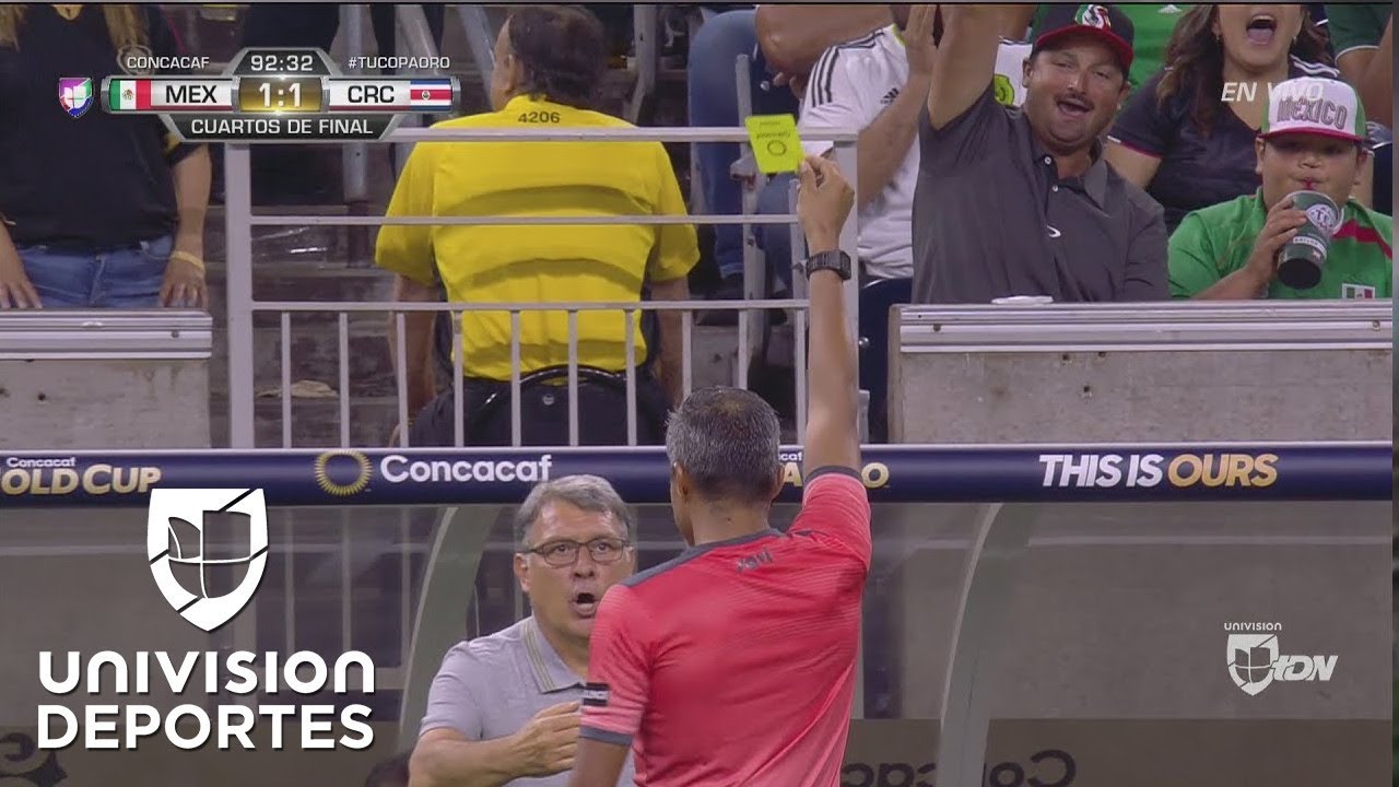 Martino se perdería la Semifinal: amarilla ante Costa Rica por alegar gerardo martino unisa
