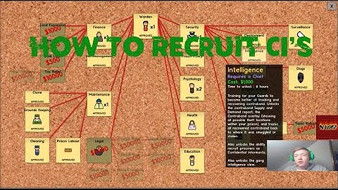 How To? Series| Prison Architect  //Recruiting CI