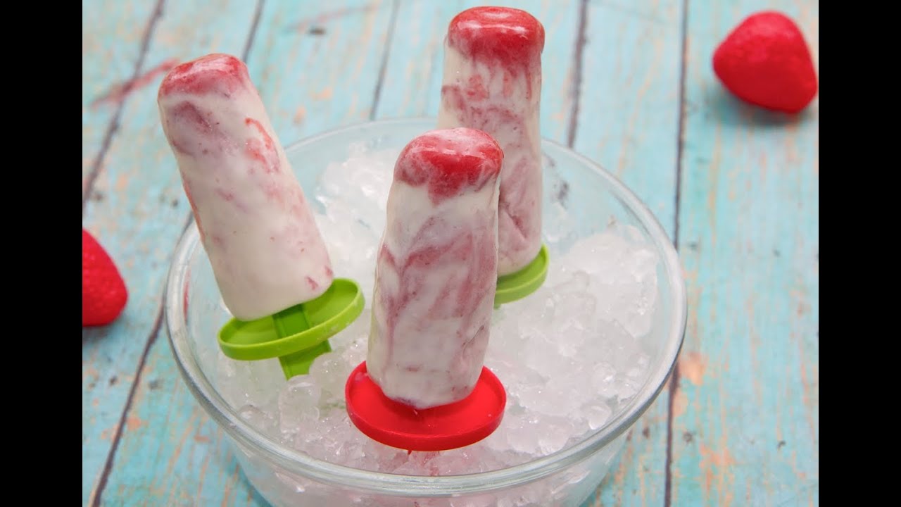 Strawberry Cheesecake Popsicles Recipe