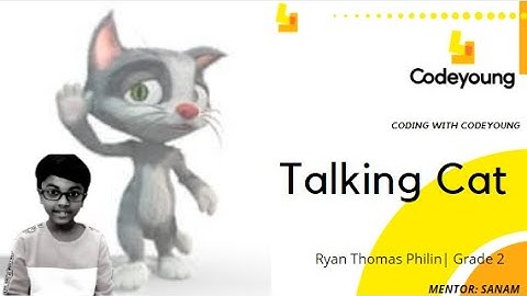 Talking Cat | Scratch Project | Coder Ryan Thomas Philin | Learn Coding | Codeyoung