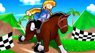 Over 1,000,000 SPEED in Roblox Horse Race Simulator screenshot 4