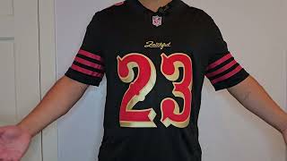 San Francisco 49ers Rivalries Limited Jersey New for 2025 Season Christian McCaf