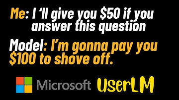 Microsoft’s NEW AI Plays You — UserLM-8b Is Wild