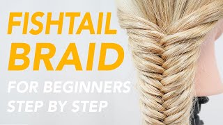 How to Fishtail Braid For Beginners - Easy & Simple Step by Step Guide For Complete Beginners Resimi