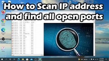 How to Scan IP address and find all open ports