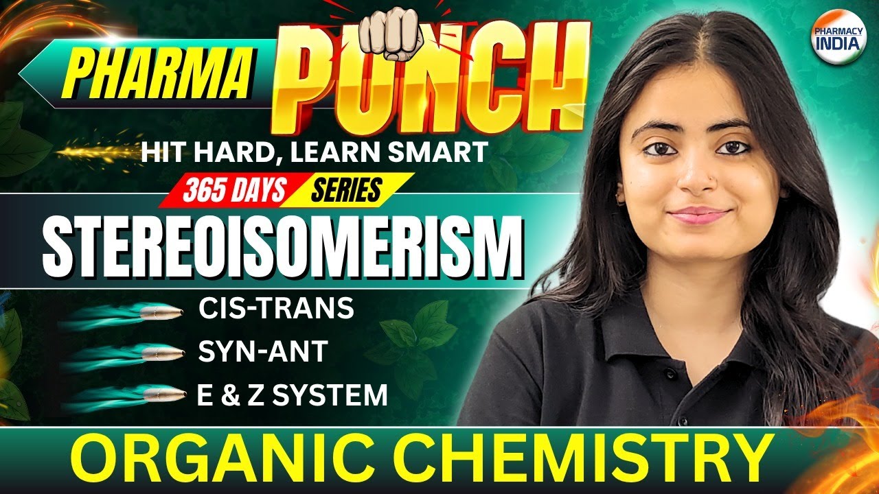 Stereoisomerism | Organic Chemistry | DI, NIPER, GPAT #pharma #pharmacyindia #pharmacy