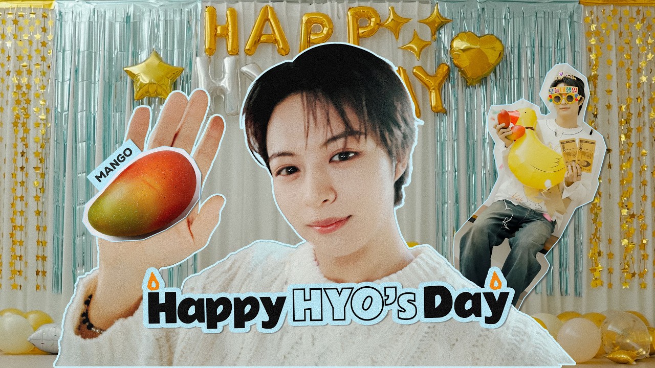 효를 위해 깜짝 생일 파티 준비했어효˖ ݁𖥔 ݁˖ | 망고뽀이🥭를 위한  ˗ˋˏ 망고폭탄파티 ˎˊ˗ | 𝗛𝗔𝗣𝗣𝗬 𝗛𝗬𝗢 𝗗𝗔𝗬🐆