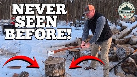 New Device Will Change The Way You Hand Split Firewood!