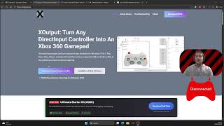 How to install XOutput and use the PS2 Controller on Windows PC