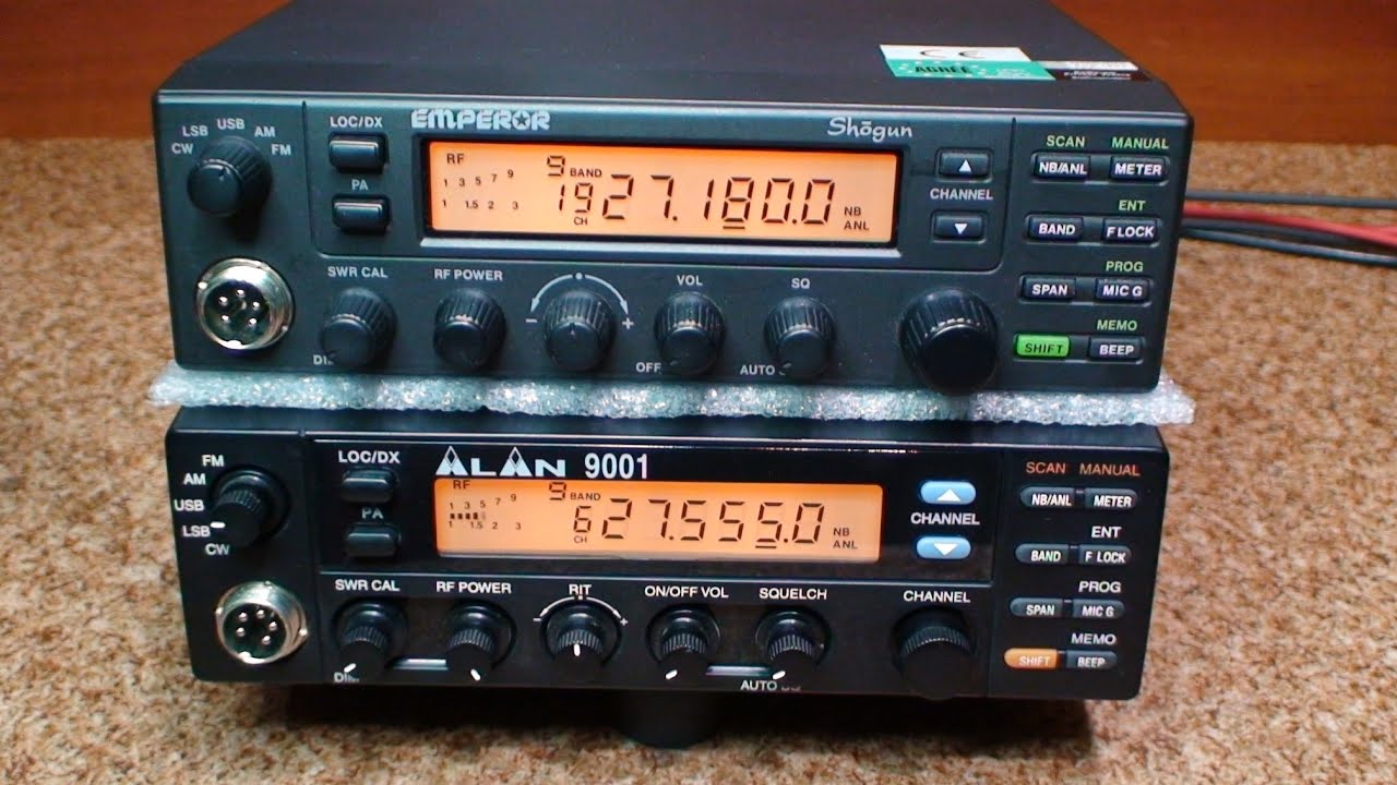 CB Radio Tuning Emperor Shogun & Alan 9001 YouTube