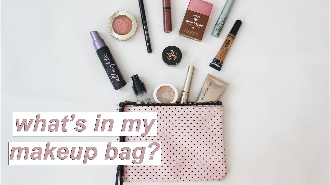 What's in my TINY makeup bag! 👜💄