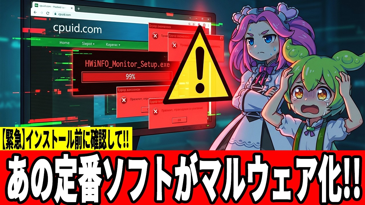az様☆ご確認ページ☆ URGENT WARNING] Virus found in CPU-Z and HWMonitor!? Explaining