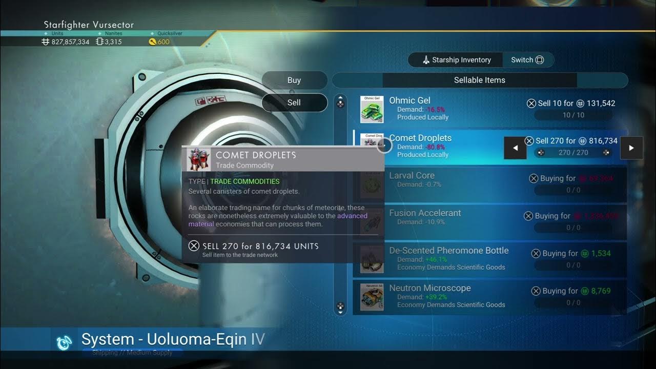 Unlimited units nms