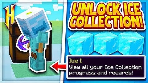 Hypixel Skyblock : HOW TO UNLOCK ICE COLLECTION l Minecraft Skyblock (3)
