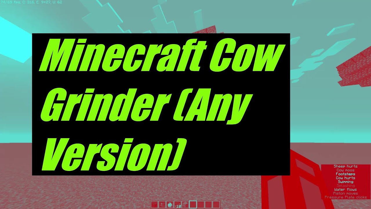 Minecraft Factions Cow/Sheep Grinder Tutorial (Any Version)
