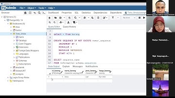 Pemrograman PL/SQL - Praktikum Jenis - jenis Query (Fungsi dan Sequence)