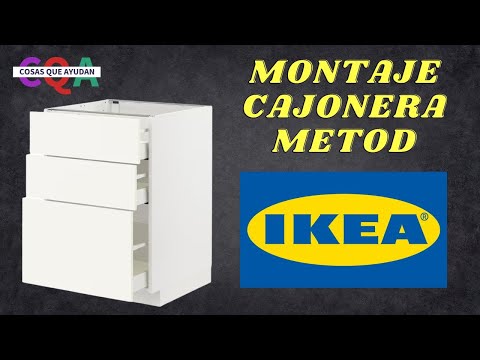 MONTAJE CAJONERA METOD IKEA