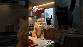 Funny Cat Makes Giant Burger in 3D | Cute Cat Animation #shorts Funny Cat Makes Giant Burger in 3D | Cute Cat Animation #shorts