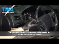 How to Replace Combination Switch 2006-2012 Ford Fusion