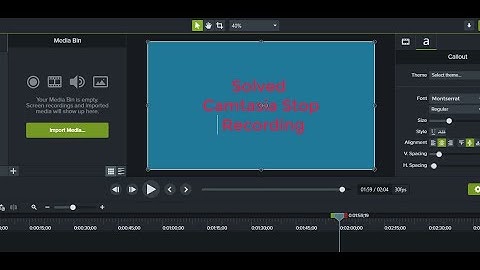 How to solve Failed stop recording Camtasia fix error || Solved the problem Camtasia Error