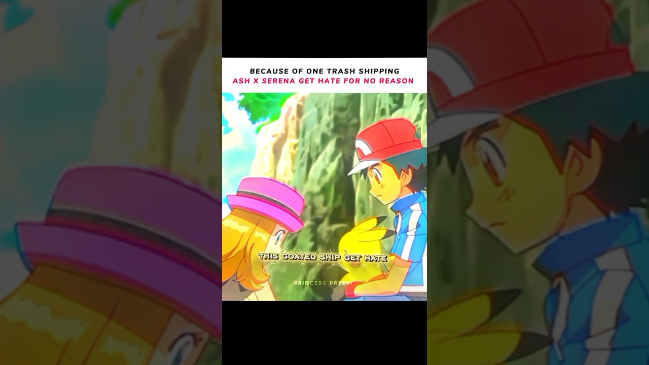 No way ash x serena get hate for this?||ash x serena||