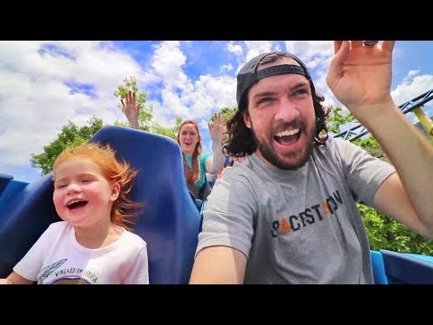 ADLEY’s FIRST ROLLERCOASTER!! Family Fun Day and 45ft drop at the ultimate Amusement Park!