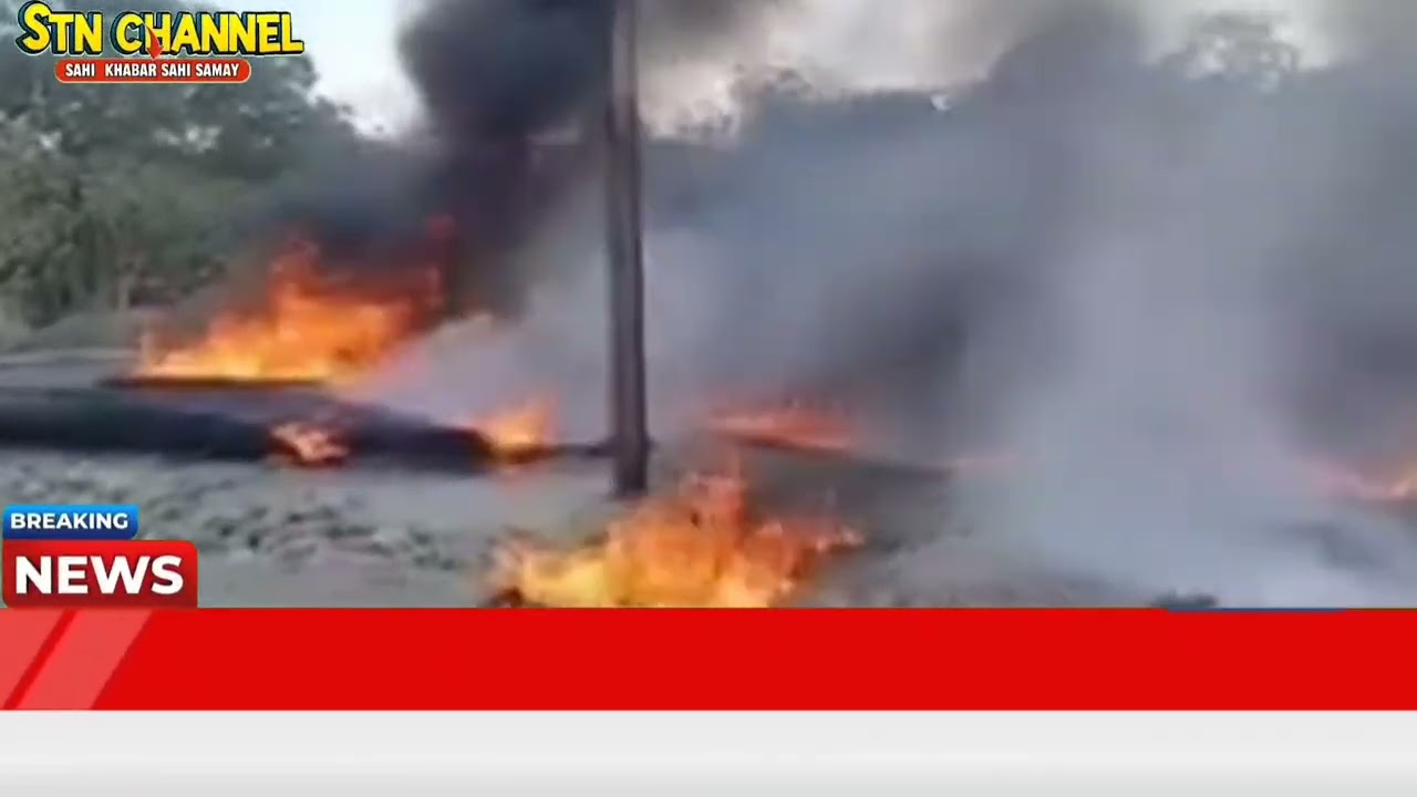 A massive fire broke out on Basaveshwar Colony Gulbarga North, where L&T comp pipes caught fire.