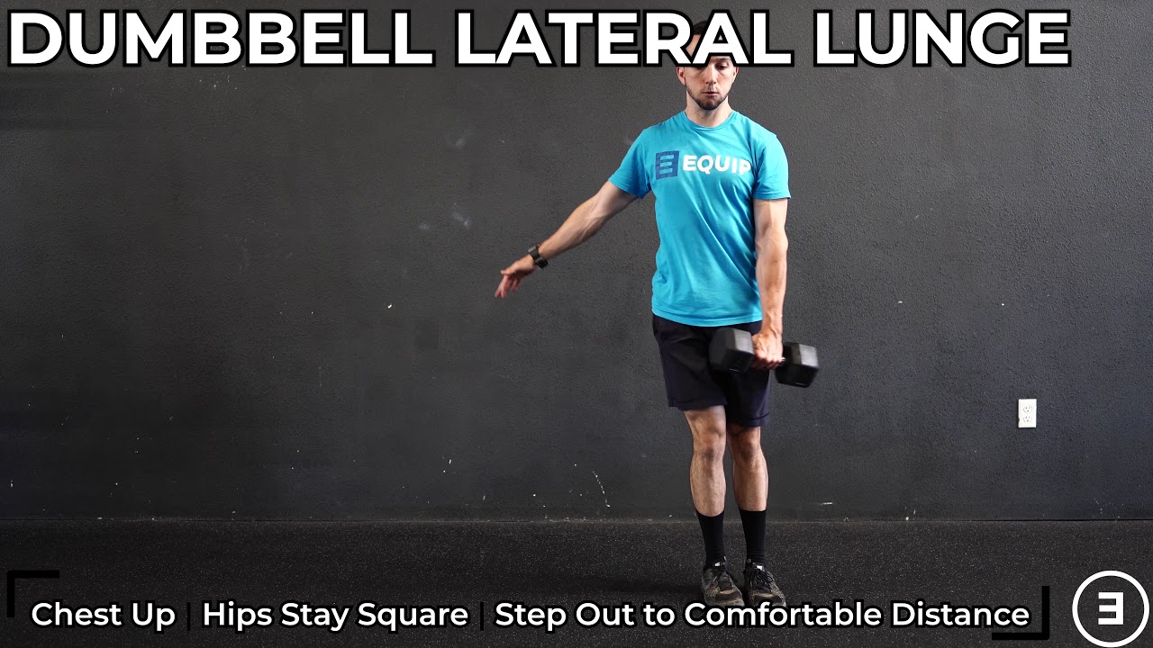 Dumbbell Lateral Lunge - YouTube