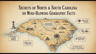 🗺️Secrets of North & South Carolina 50 Mind-Blowing Geographic Facts