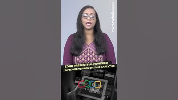 Zoho presents AI-powered improved version of Zoho Analytics #shortsvideo