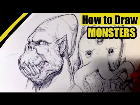 Video: How To Learn To Draw Monsters