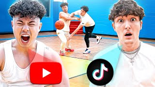 FAMOUS TIK TOKER WANTED SMOKE! INSANE 1v1 Basketball Against Braxton Picou!