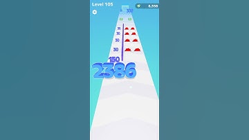 Number Master: Run And Merge Level 105 Gameplay Walkthrough Android #Shorts