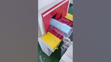Fully automatic heat shrink packaging machine, plastic packaging rolls, such as paper rolls,